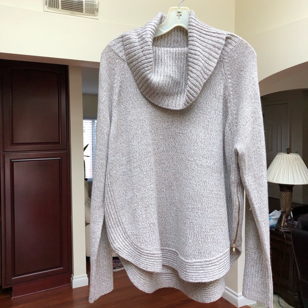 Ny&Co beige Cowl-neck sweater